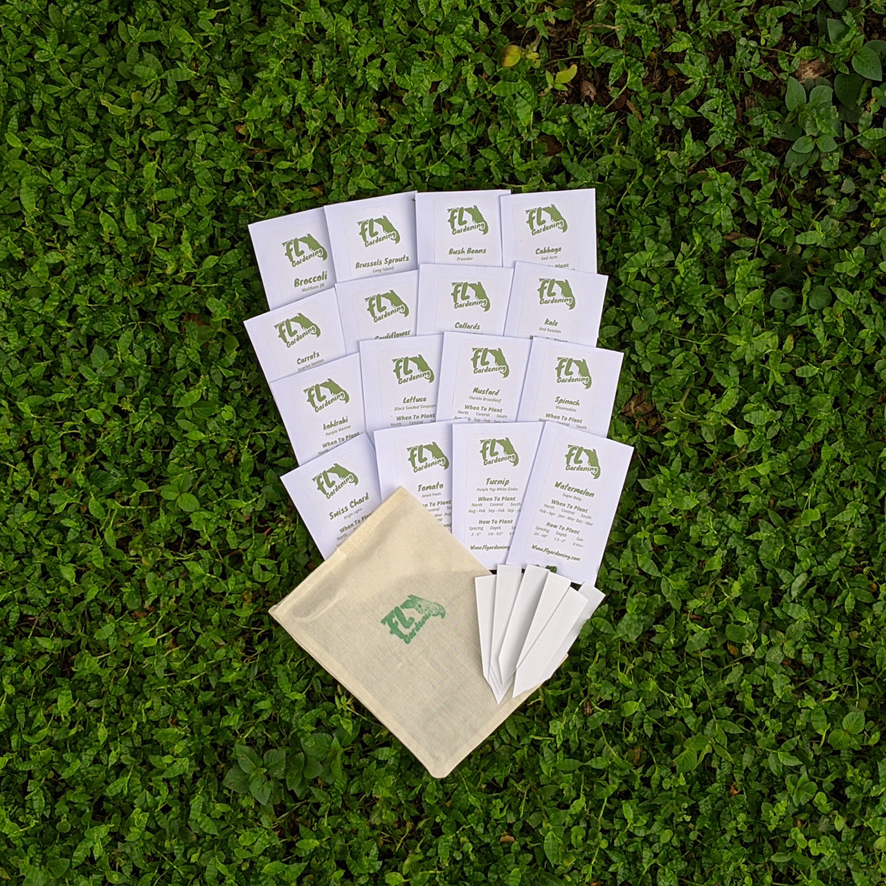 Fall Florida Vegetable Garden Seed Pack